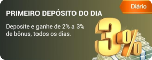  Bônus de 2% a 3% todos os dias 